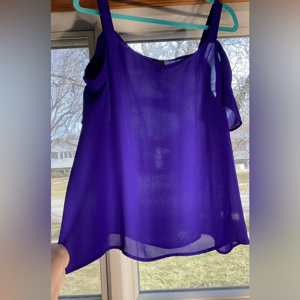 Worthington Royal Blue Blouse Size Large